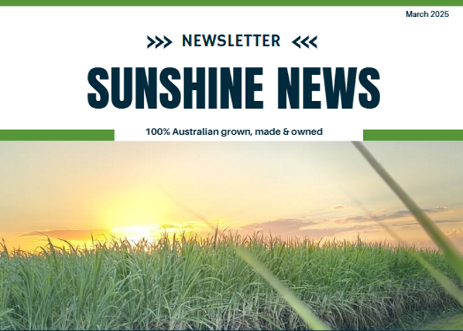 Sunshine Newsletter